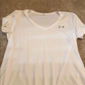 Under Armor Dri-Fit white Workout T